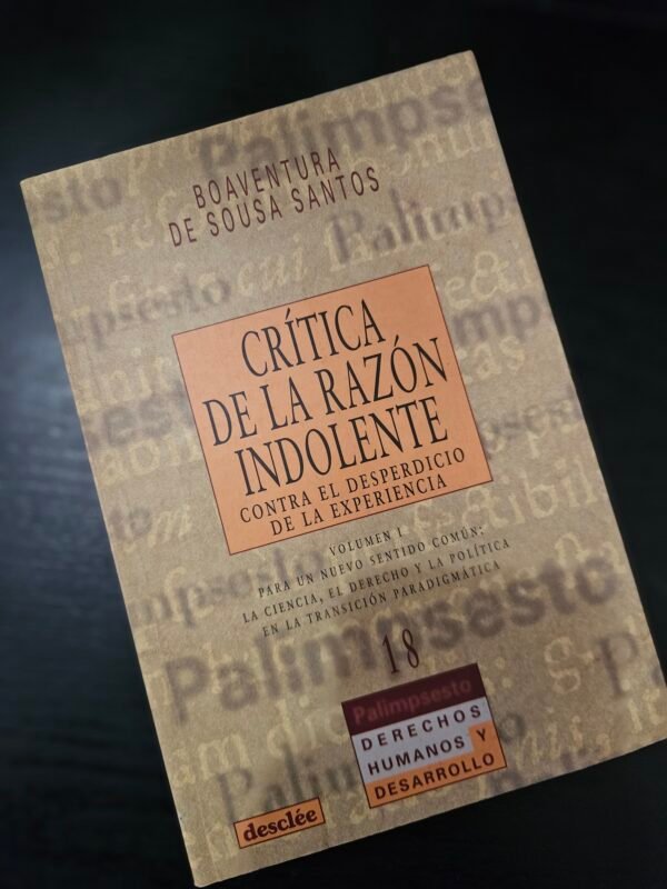 Crítica de la Razón Indolente - Libro en Español