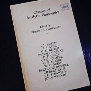 Classics of Analytic Philosophy Book