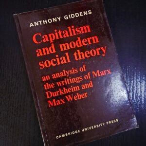 Capitalism and Modern Social Theory Book