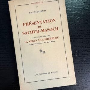 Présentation de Sacher-Masoch