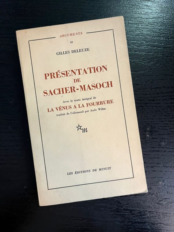 Présentation de Sacher-Masoch