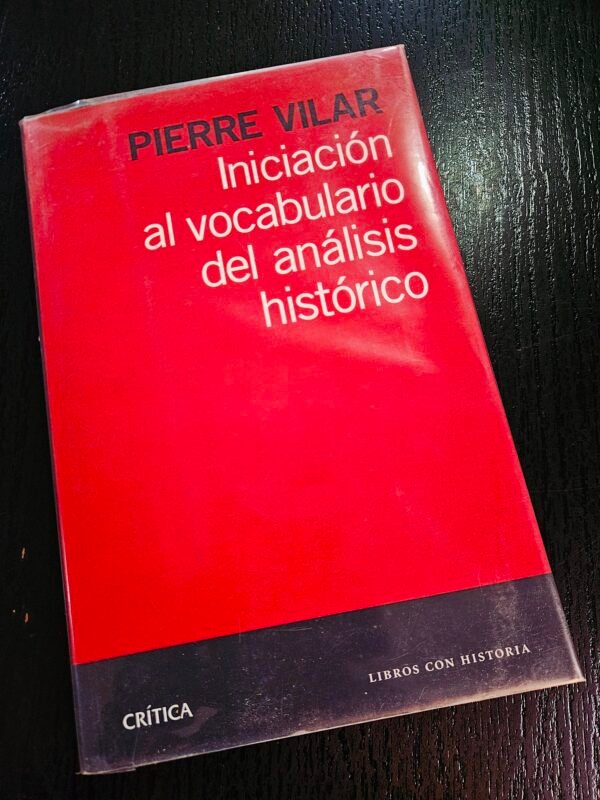 Iniciación al vocabulario del análisis histórico