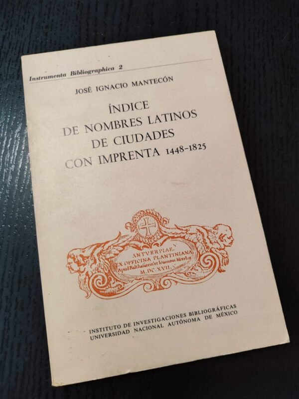 Índice de Hombres Latinos de Ciudades con Imprenta
