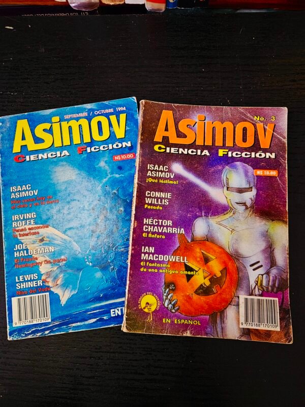 2 revistas Asimov Ciencia Ficción