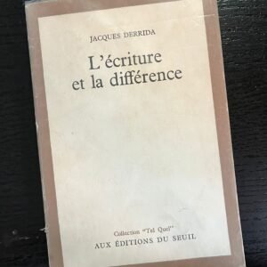 L'écriture et la différence