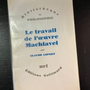 Le travail de l'œuvre Machiavel