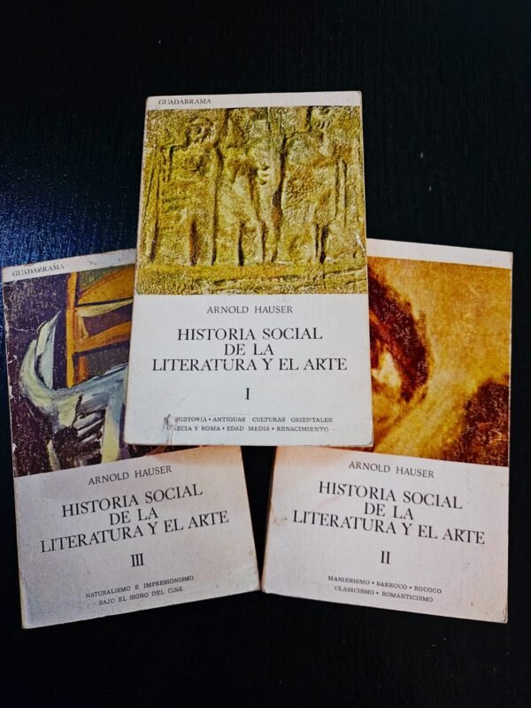 Historia Social de la Literatura y el Arte I