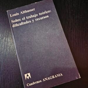 Sobre el trabajo teórico: dificultades y recursos