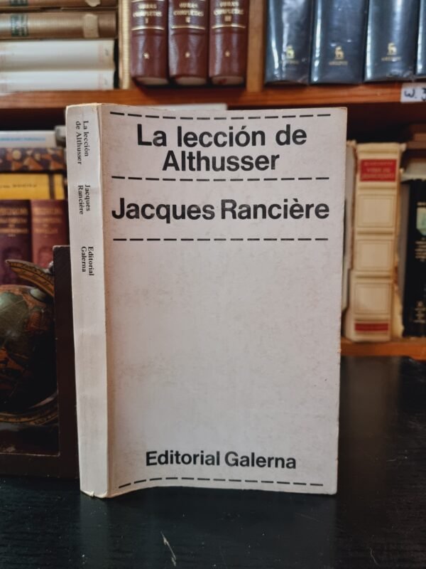 La lección de Althusser