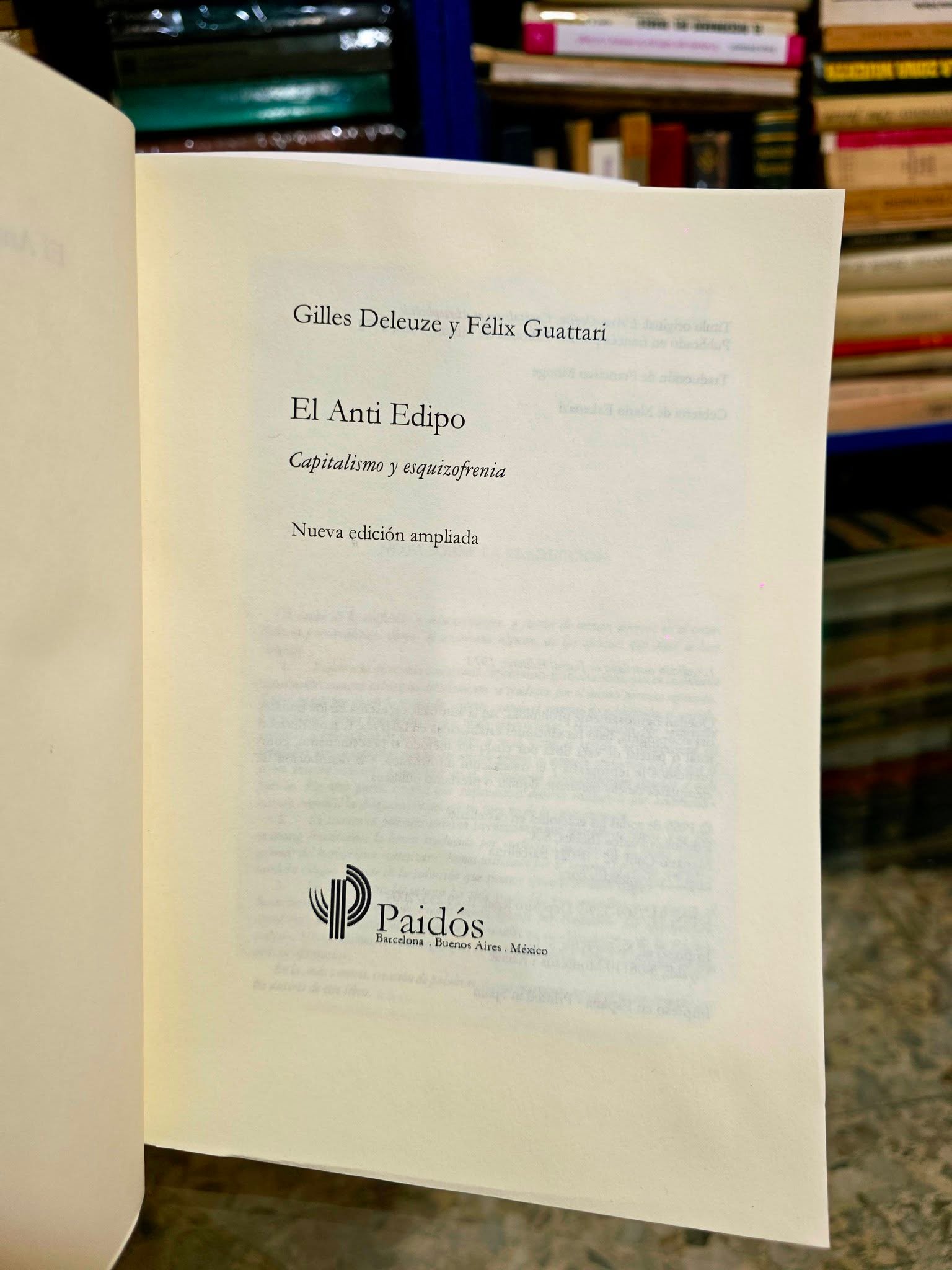 Antiedipo, Deleuze, Paidós - Image 8