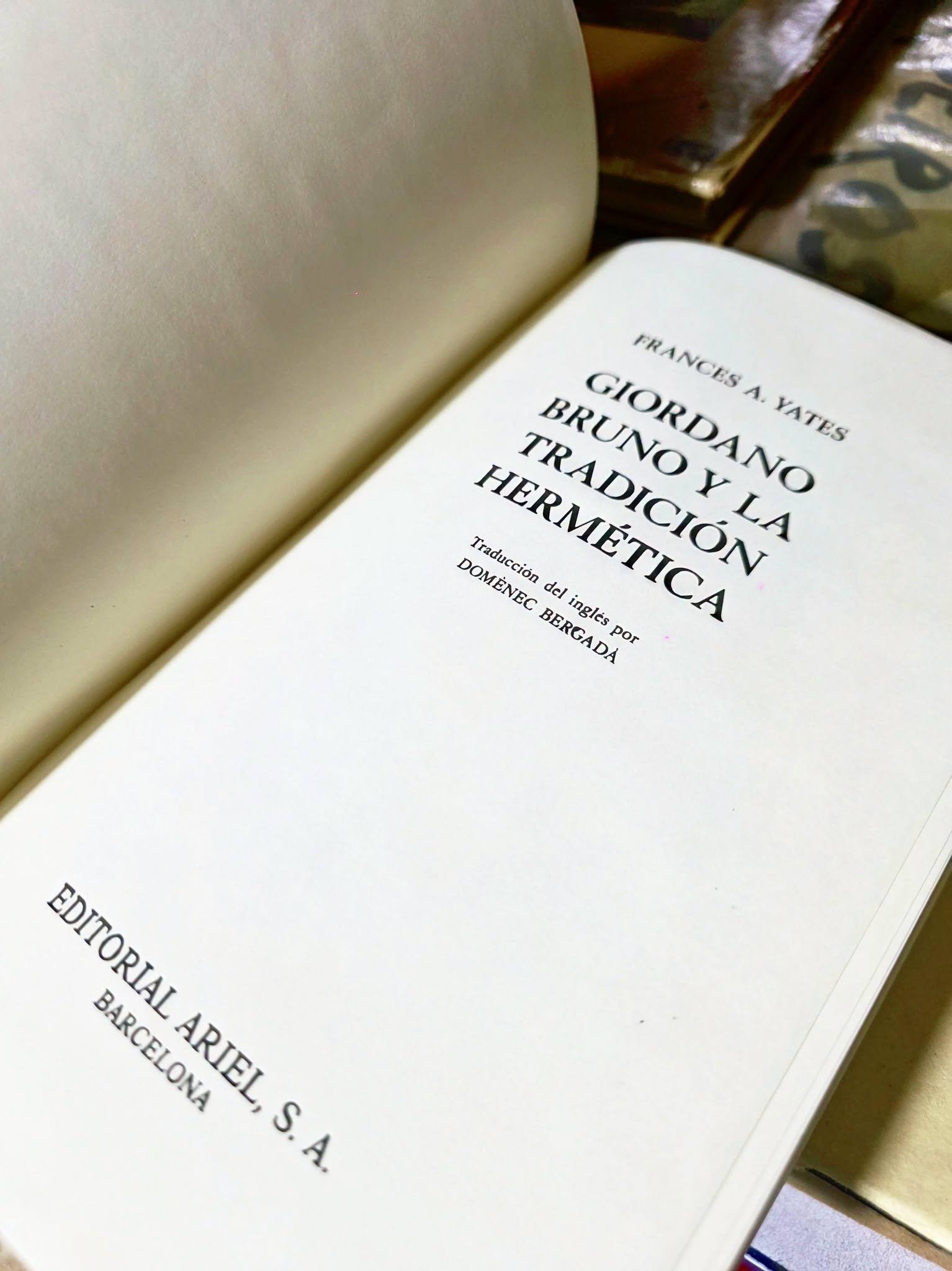 Giordano Bruno y la tradición Hermética, Frances A Yates - Image 3